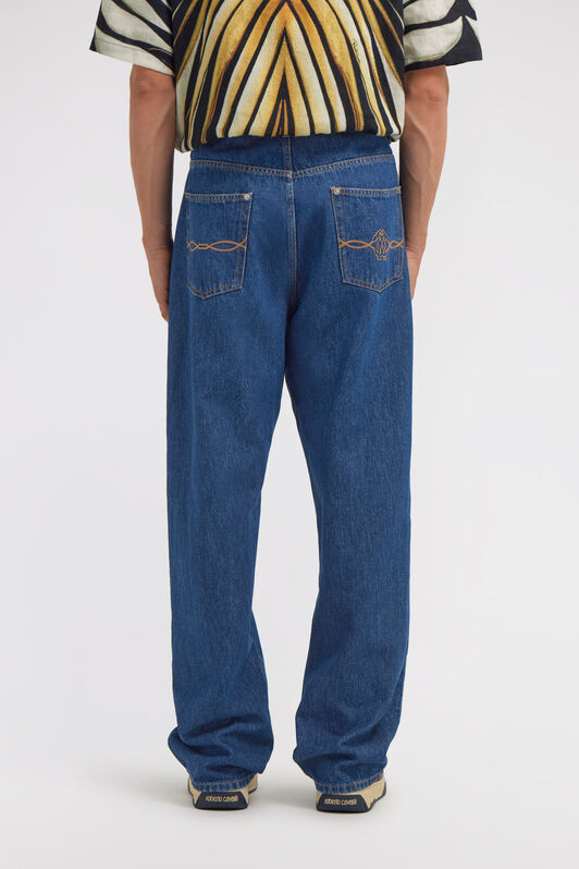 RC Wide leg Jeans Dunkelblau TRJ211-VT001