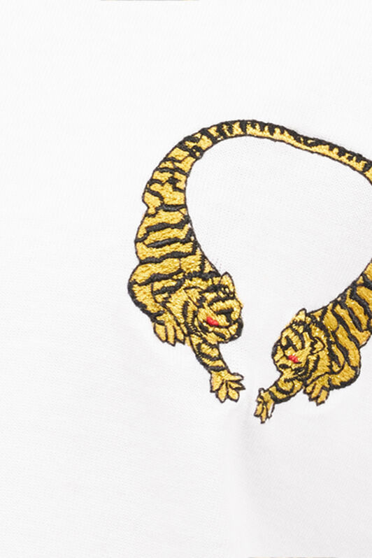 RC T-shirt in Cotone con Tigri RC T-shirt in Cotone con Tigri WHITE WQT62B-JD028