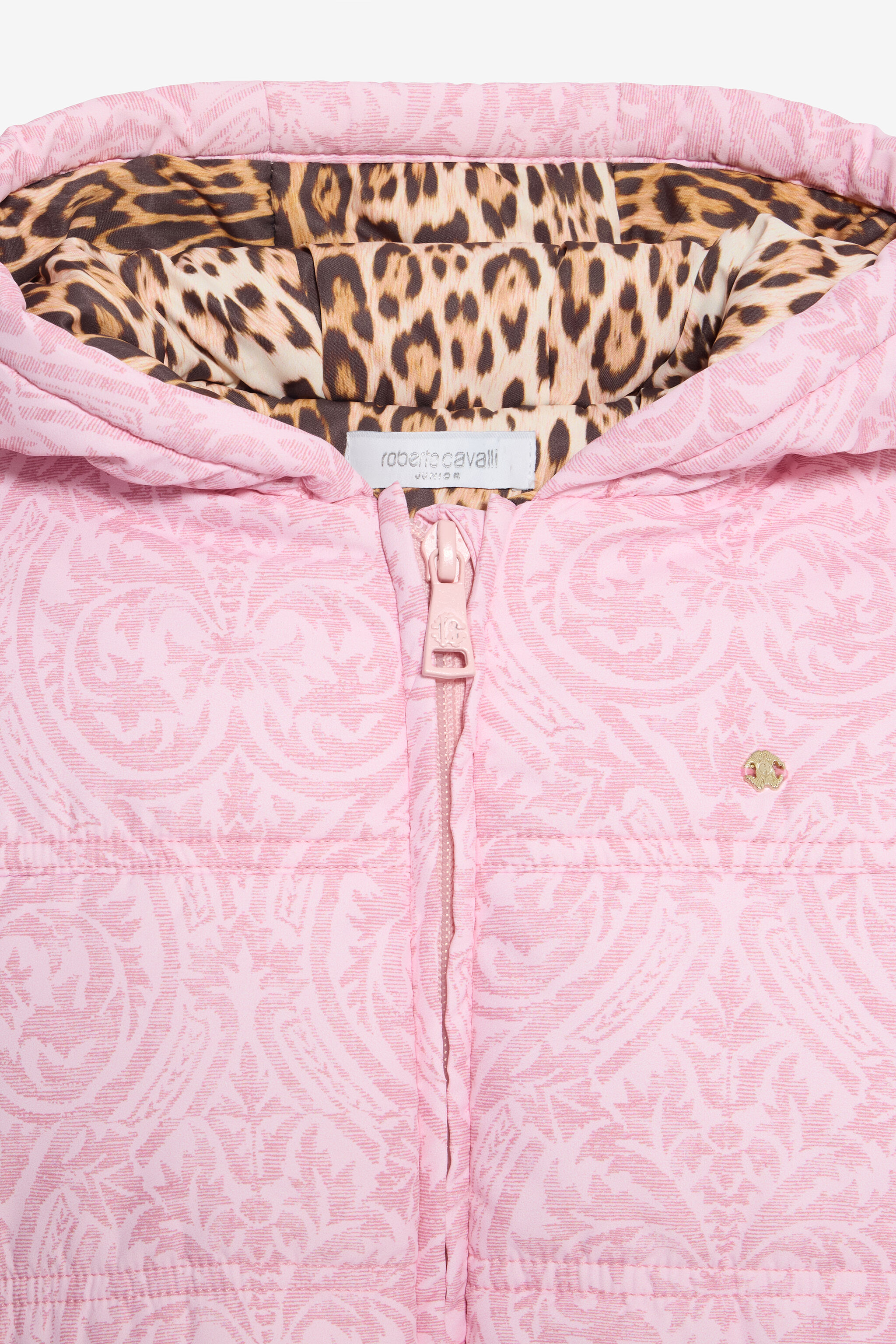 JU Baby Pink Padded Jacket with Floral Print BABY ROSE VJT402-5RP28