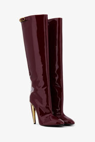 ${brand} Lackleder-Overknee-Stiefel ${colorDescription} ${masterID}