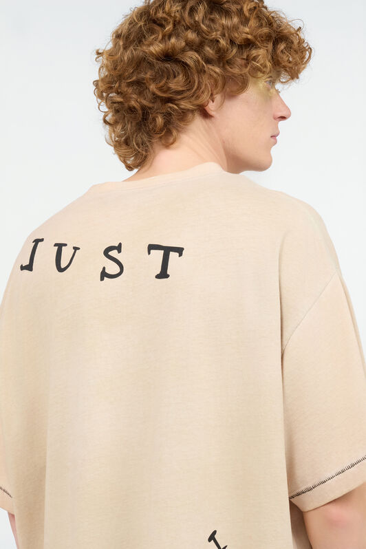 JC T-Shirt With Leopard Light Brown UFT039-UF059