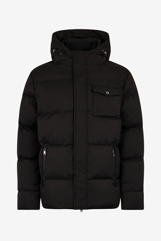 RC Chaqueta Acolchada Negra con Capucha Negro OOT40F-DJ001