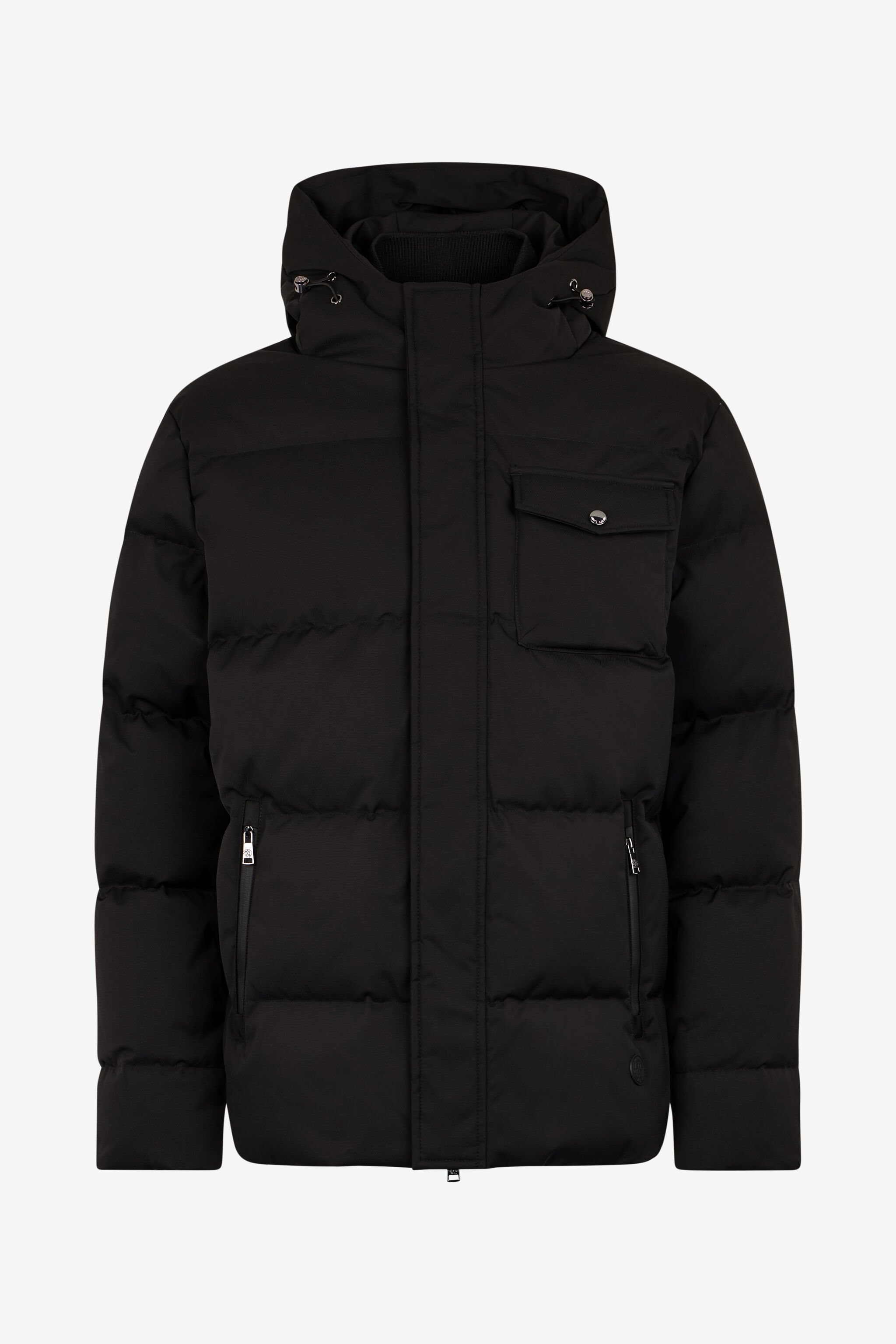 RC Chaqueta Acolchada Negra con Capucha Negro OOT40F-DJ001