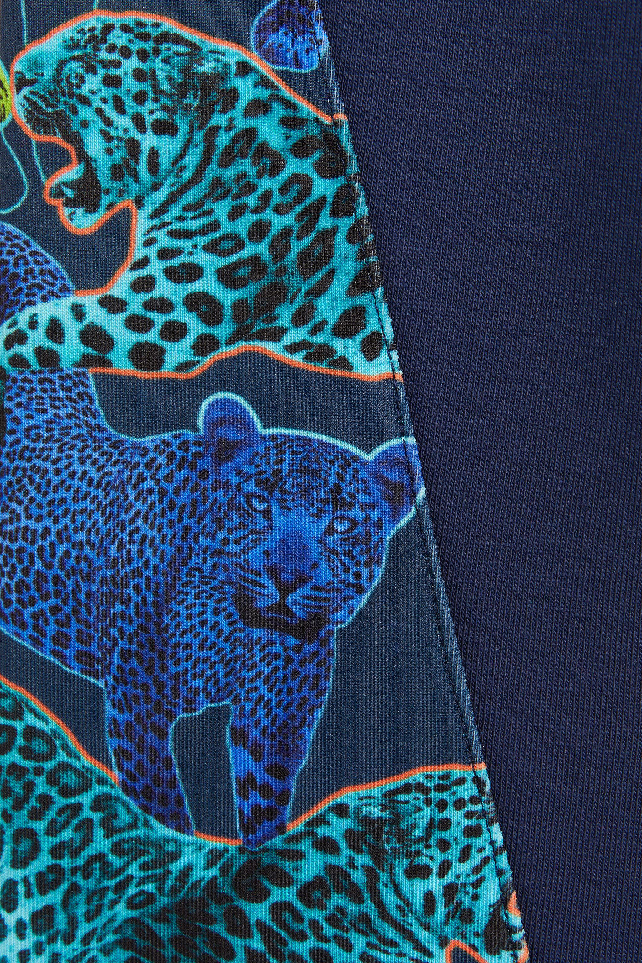 JU Jogginghose mit Leo Puzzle Print ENSIGN BLUE LJT20D-CF027