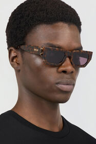 JC Occhiale dal frontale rettangolare SHINY BROWN TOP+HAVA VALD18-ID259