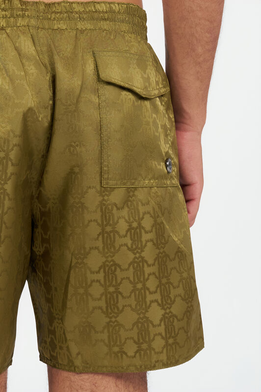 RC Short de Baño Estampado Monogram RC GREEN OLIVE QOH00A-DJ005