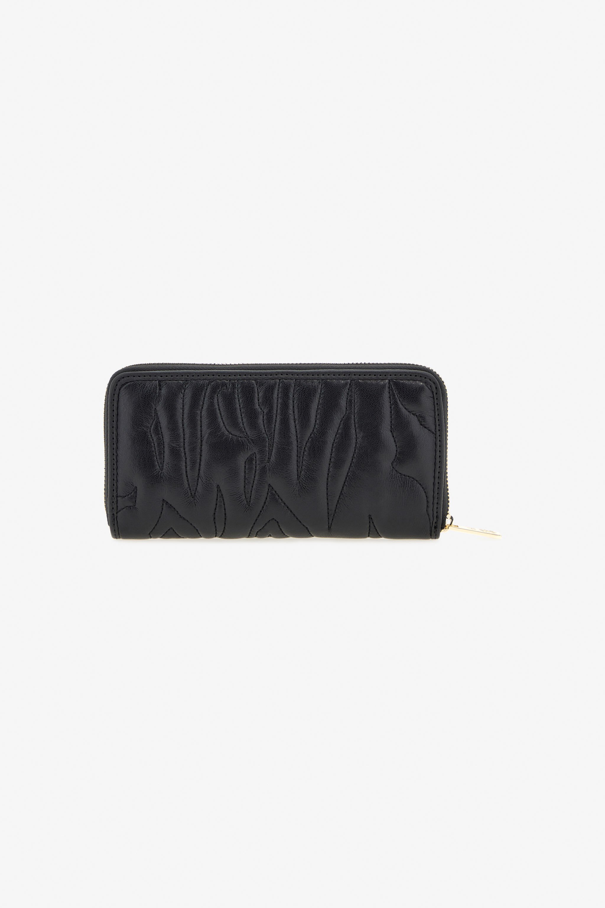 JC Just Cavalli Zip Wallet Schwarz TFP047-TF506
