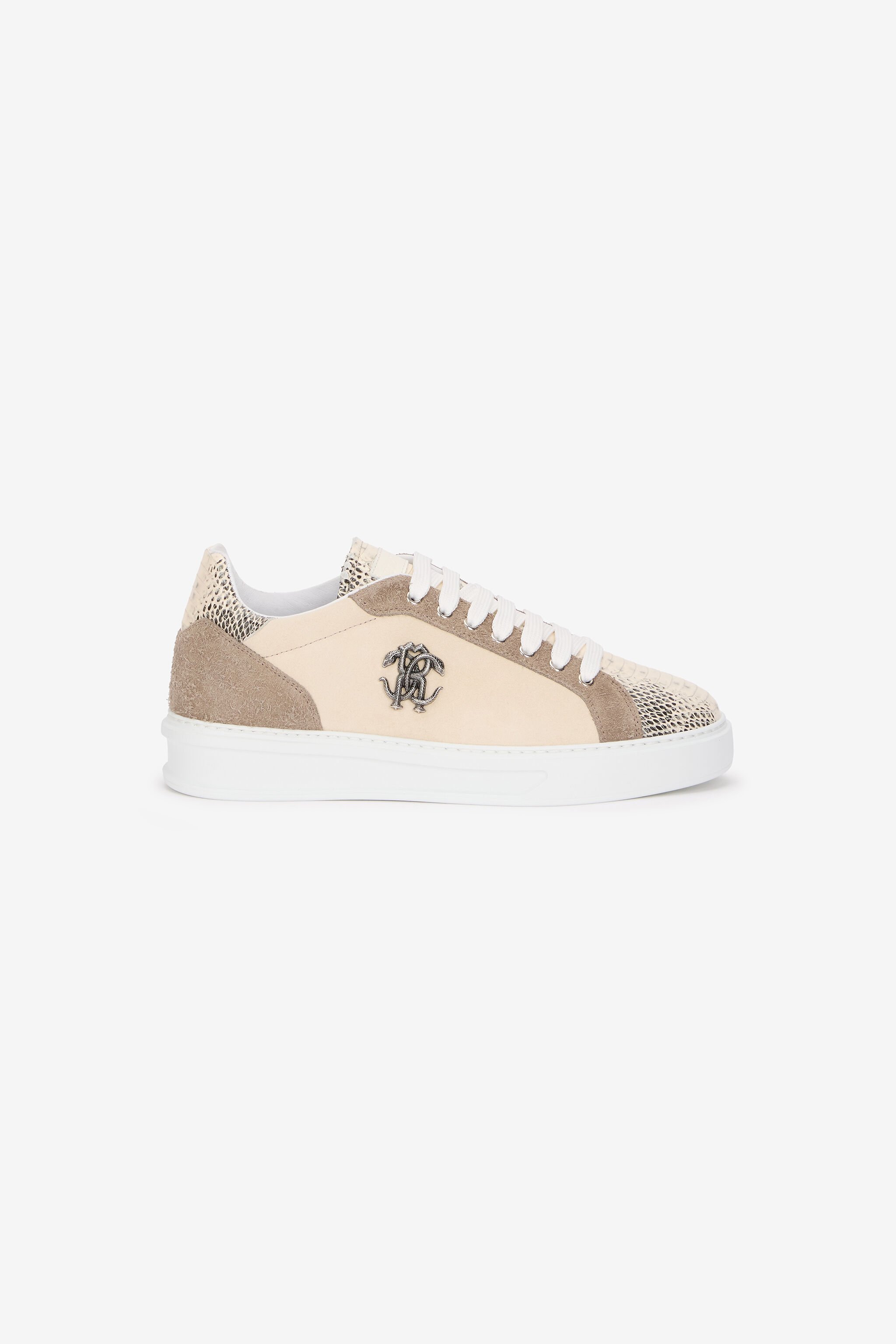 RC Sneakers With Cobra Inserts BEIGE/ANT SILVER URS060-PC299