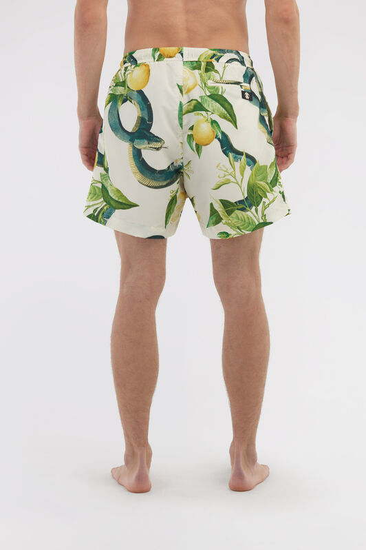 RC Swim shorts with Lemon print Ivory SYH00A-5RF75