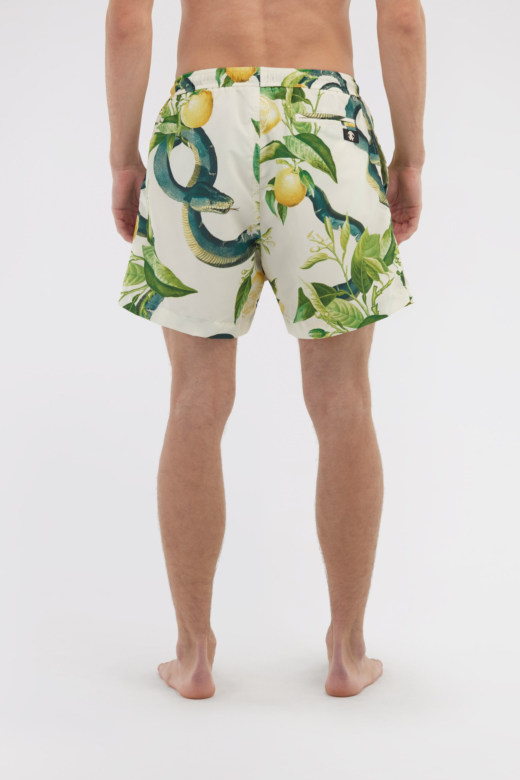 RC Swim shorts with Lemon print Ivory SYH00A-5RF75