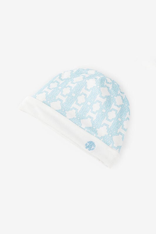 JU RC Monogram-Embroidered Babygrow Set Light blue RJT837-JFF66