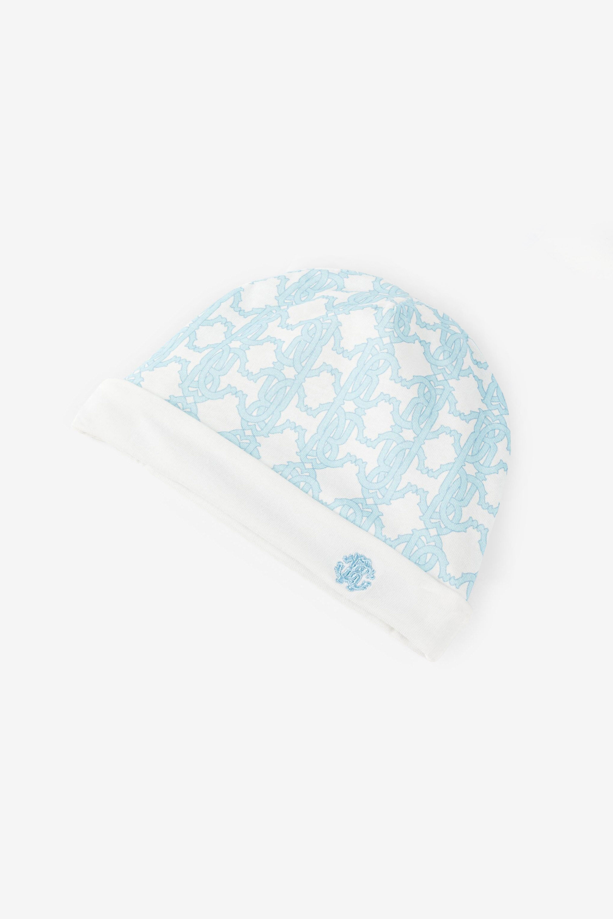JU RC Monogram-Embroidered Babygrow Set Light blue RJT837-JFF66