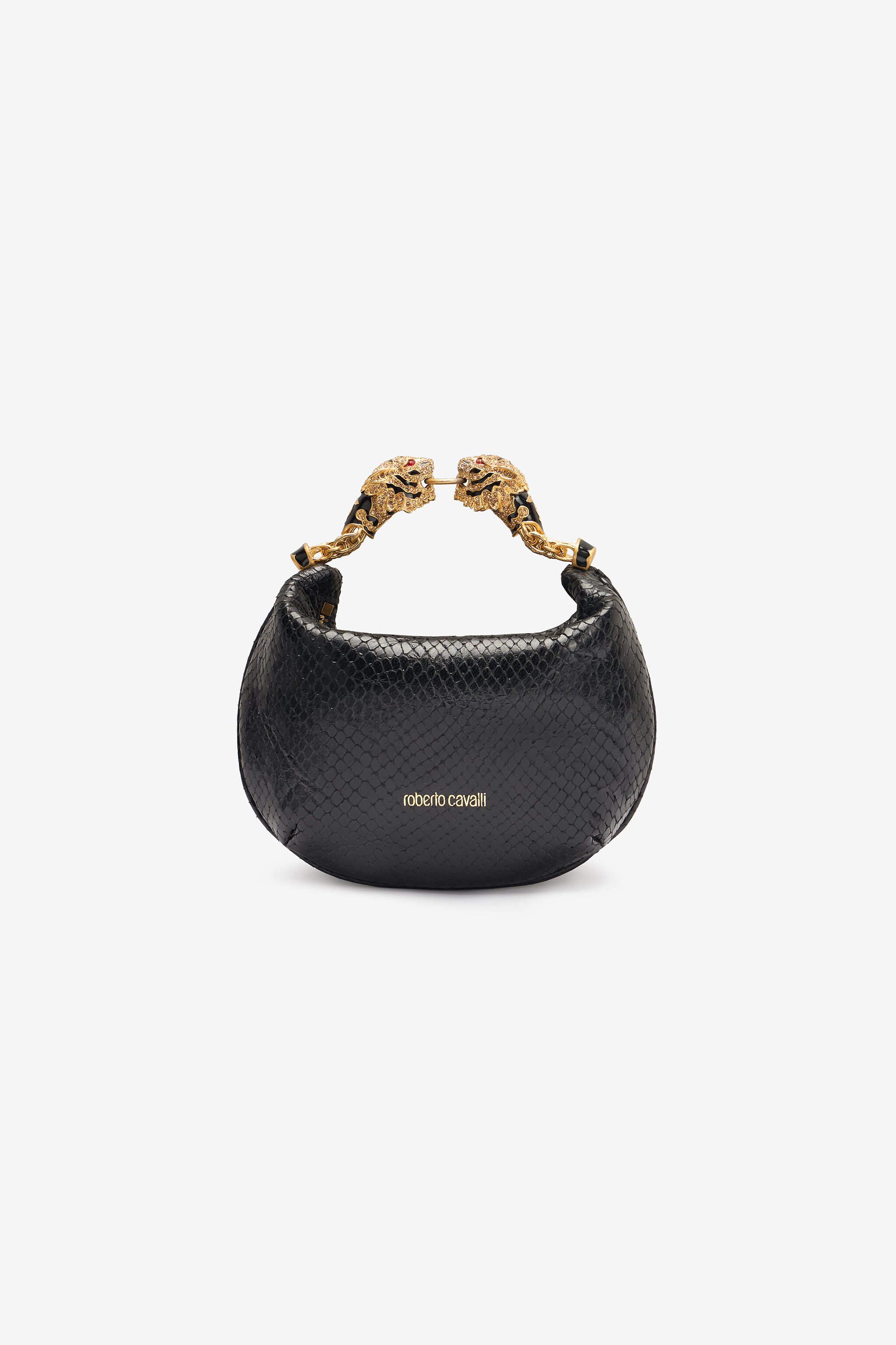 RC Mini Hobo Roar Bag With Snake Print Black UKB013-PZ579