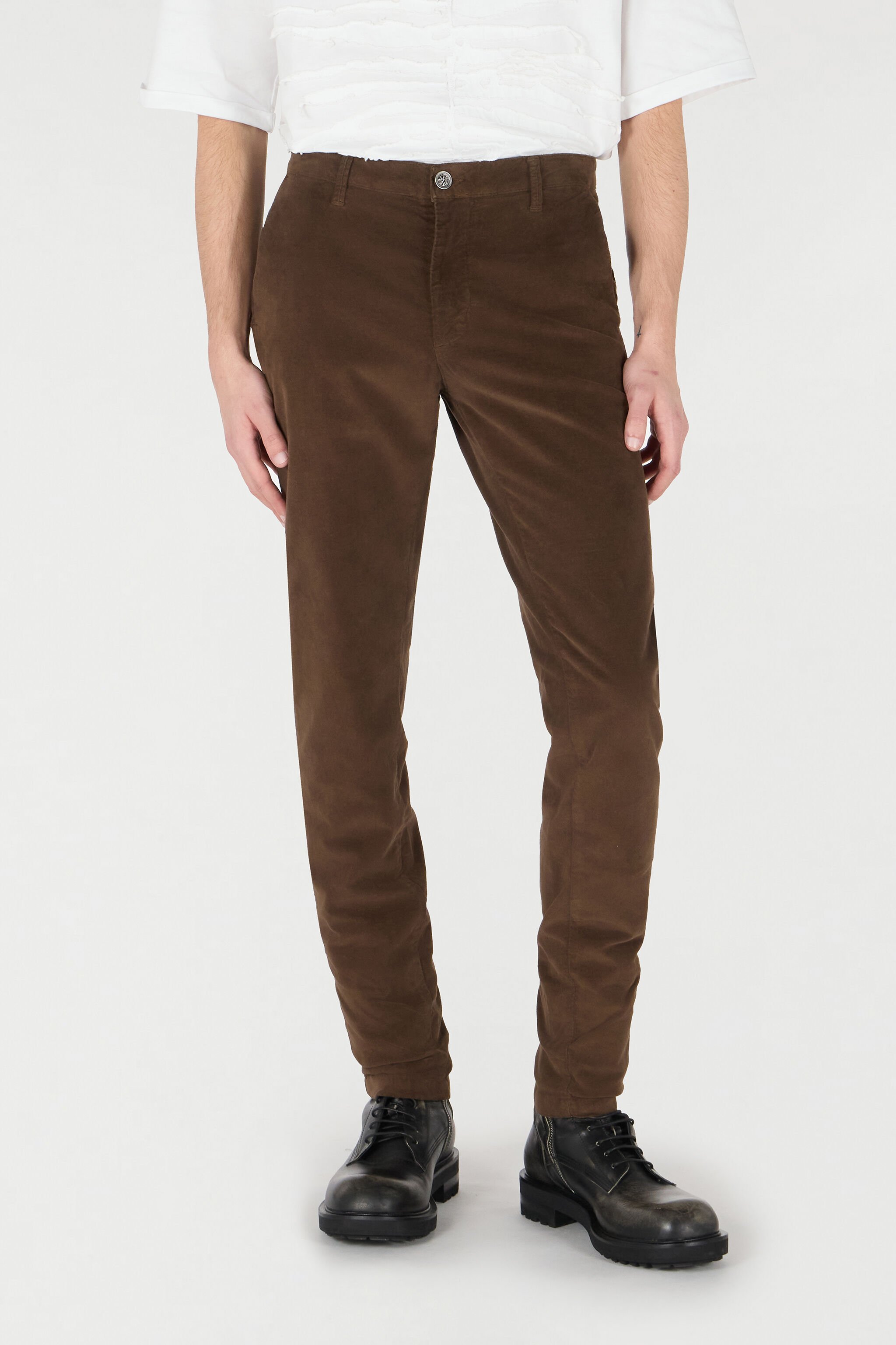 RC Straight-Leg Pants BROWN POT20B-VL002