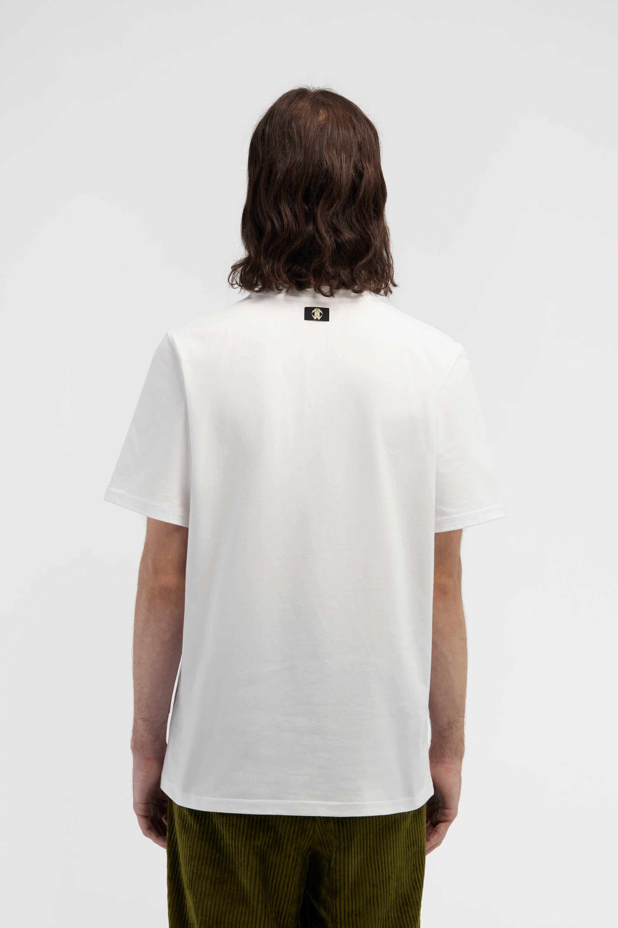 RC T-shirt with Monogram RC Weiß SRT61A-JD060