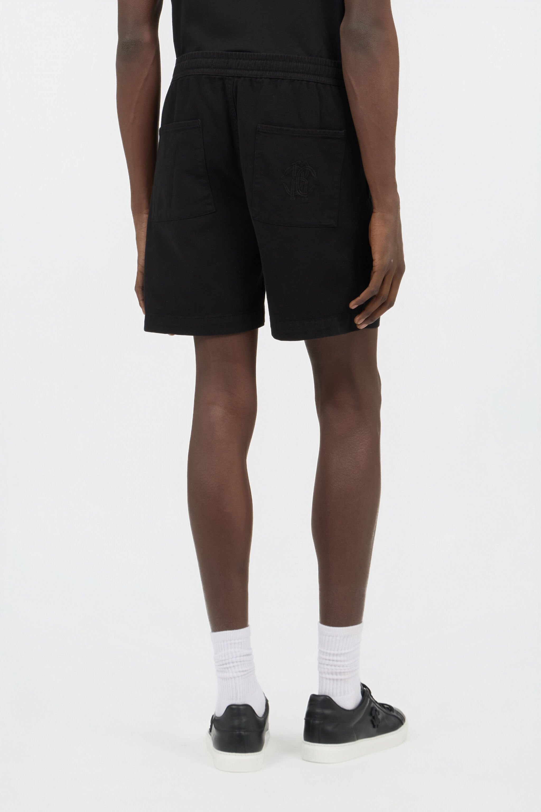 RC Black Cotton Bermuda Shorts BLACK SOT20C-FA017