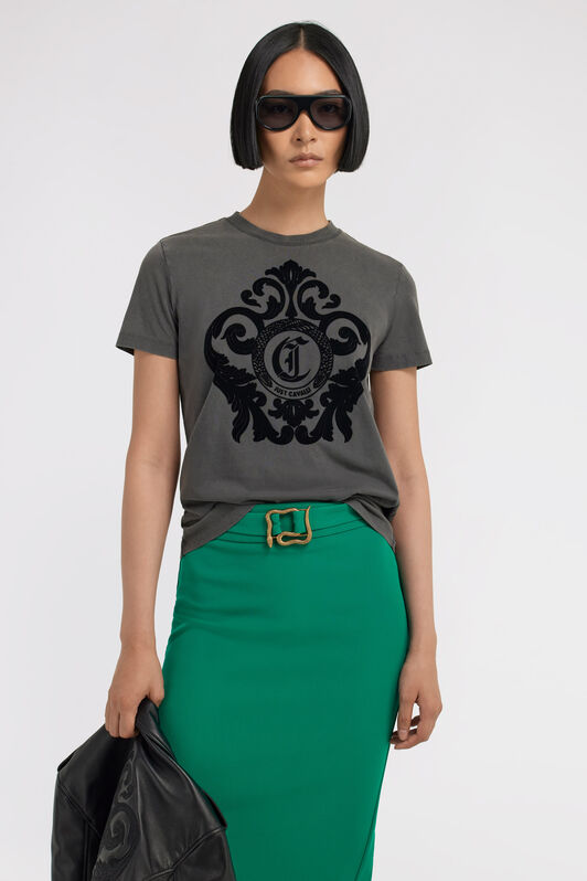 JC Just Cavalli T-shirt Dunkelgrau TFT099-TF155
