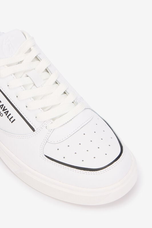 JC Baskets Blanches En Cuir Avec Logo WHITE UFS015-UF290