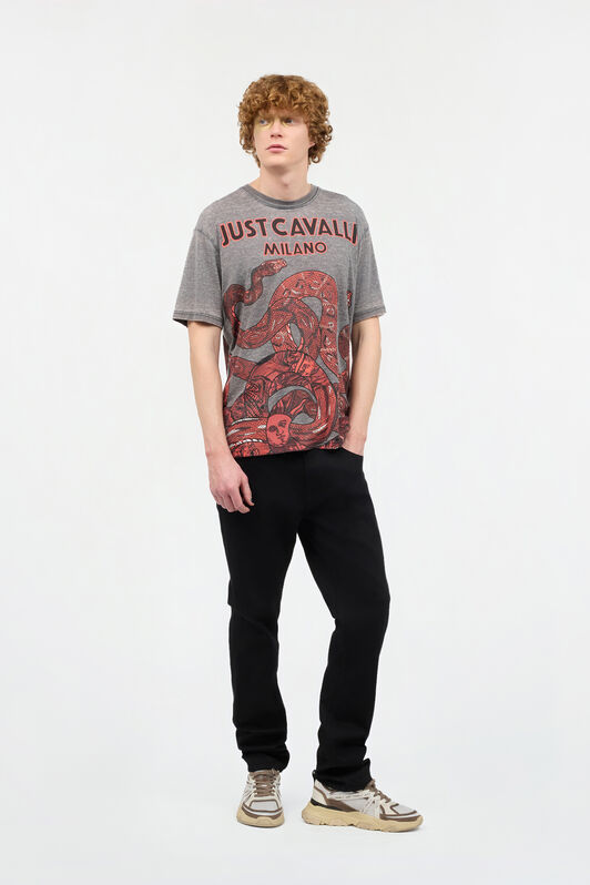 JC Pantalon Avec Détails À Logo Noir UFJ006-UF026