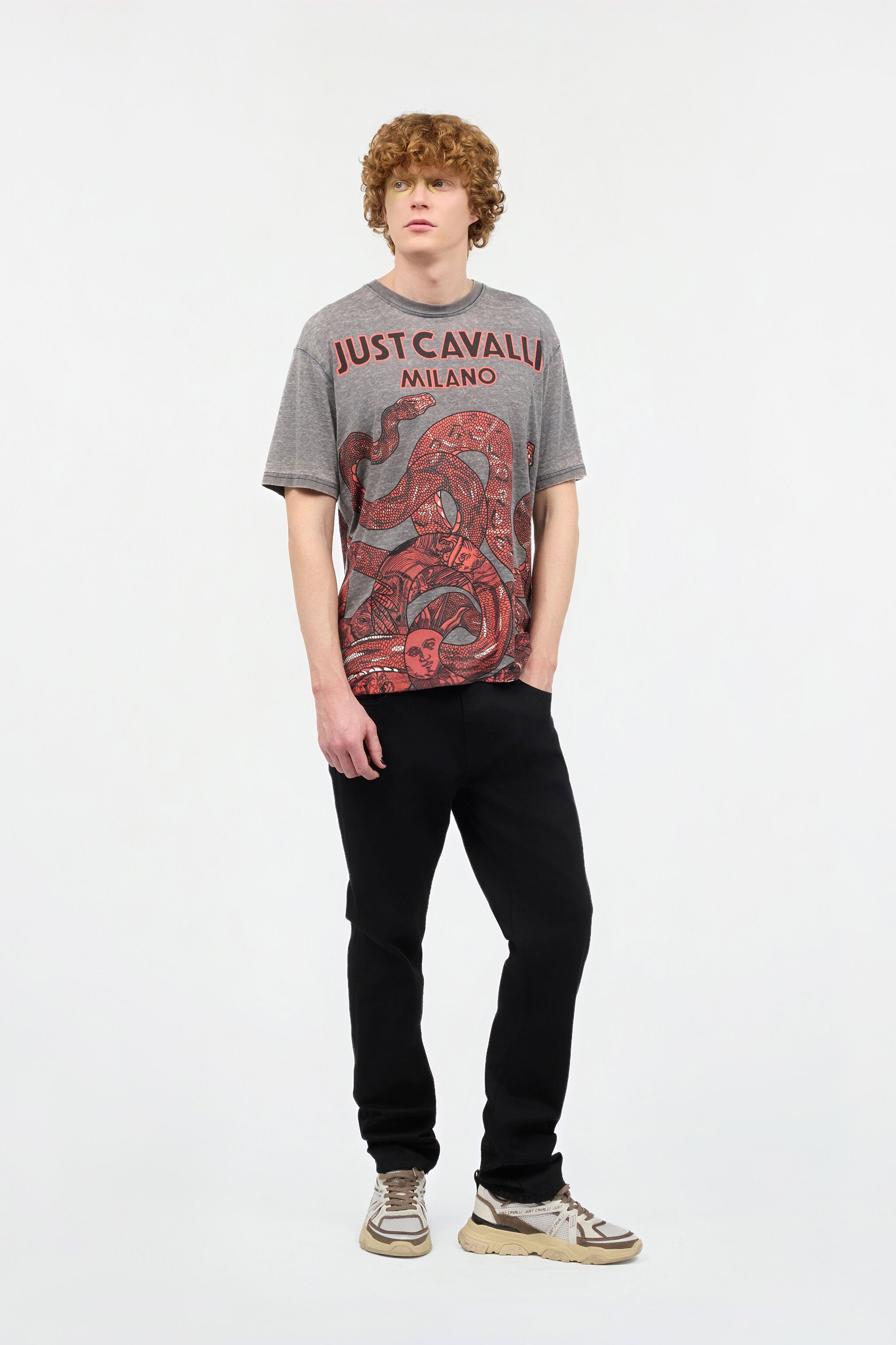 JC Pantalon Avec Détails À Logo Noir UFJ006-UF026