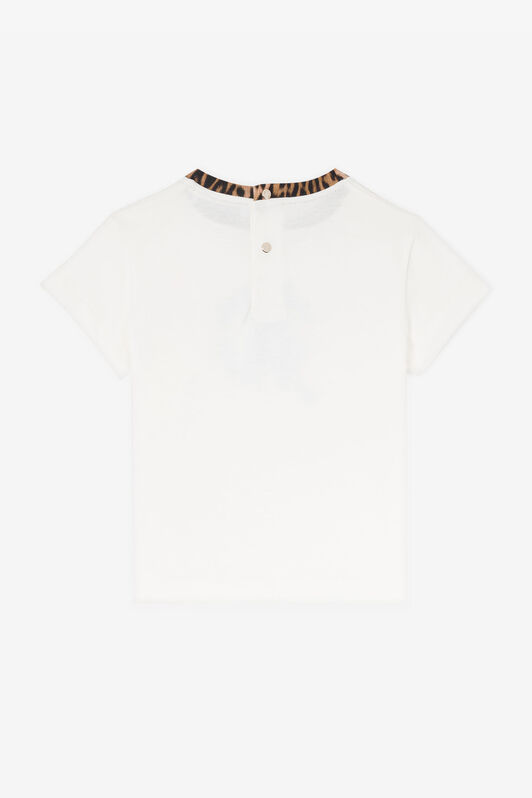 JU RC Monogram-Print Cotton T-Shirt White RJT601-JD001