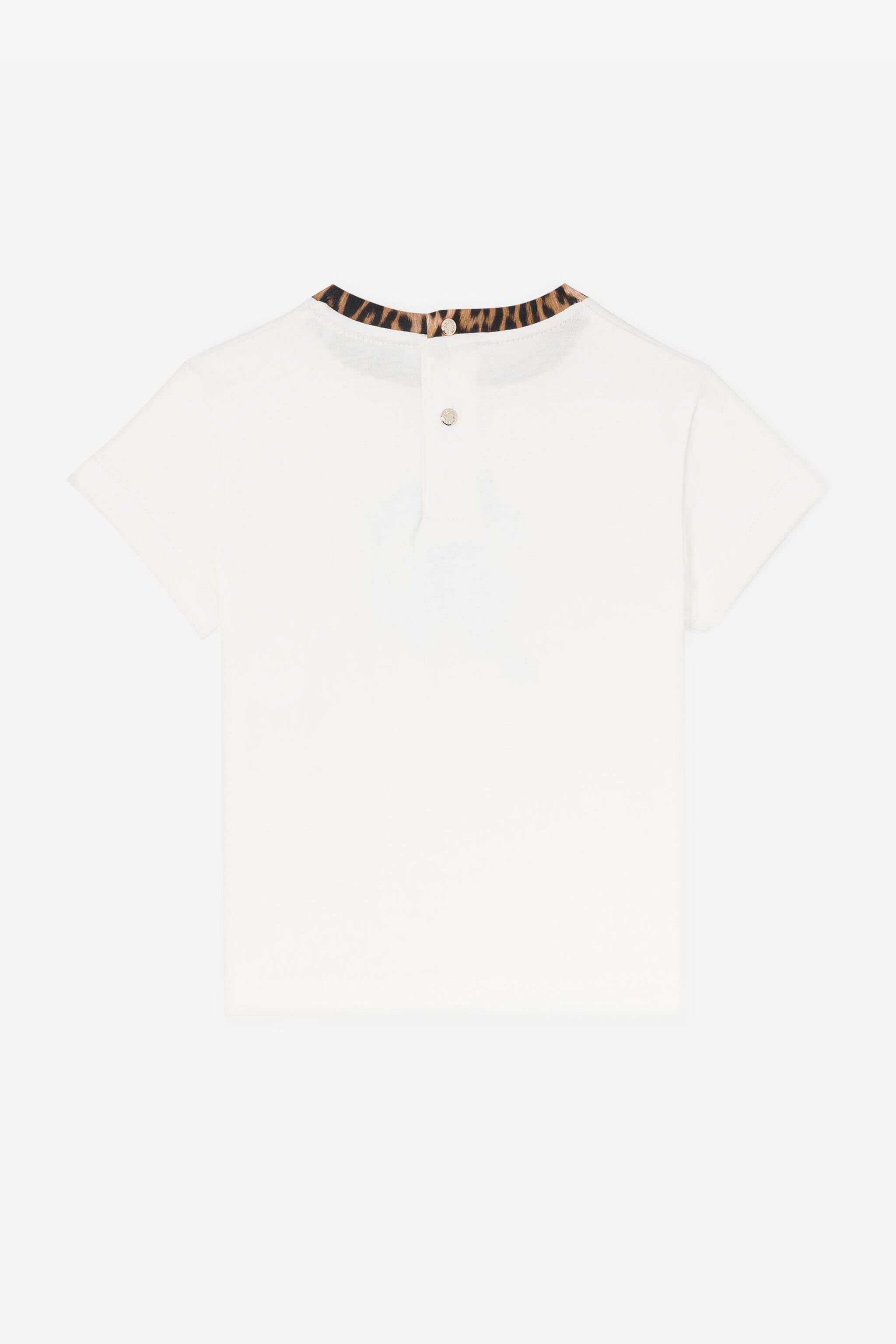 JU RC Monogram-Print Cotton T-Shirt White RJT601-JD001