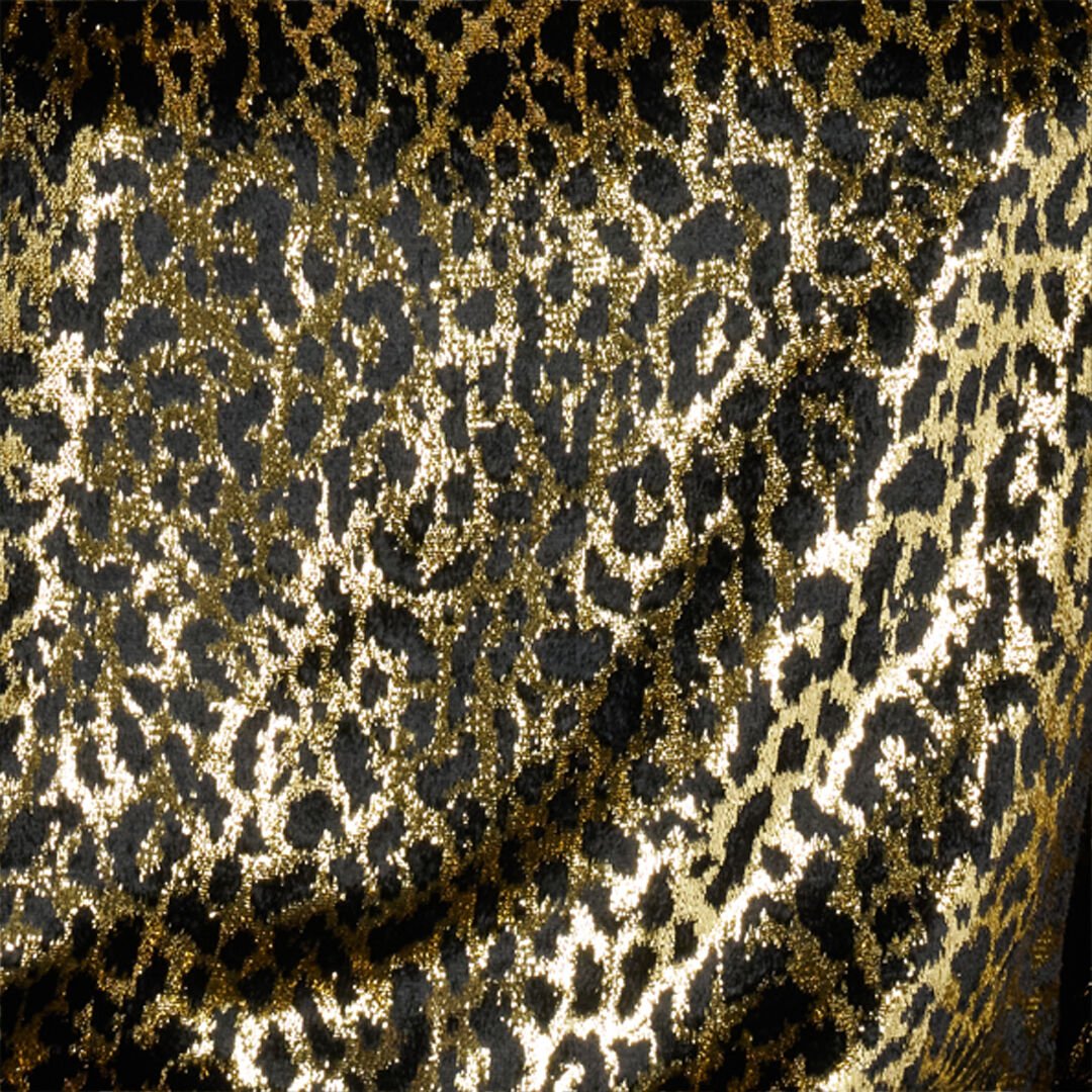 RC Glossy Silk Animal-Print Kimono Dress RC Glossy Silk Animal-Print Kimono Dress BLACK/GOLD WKT180-FT061