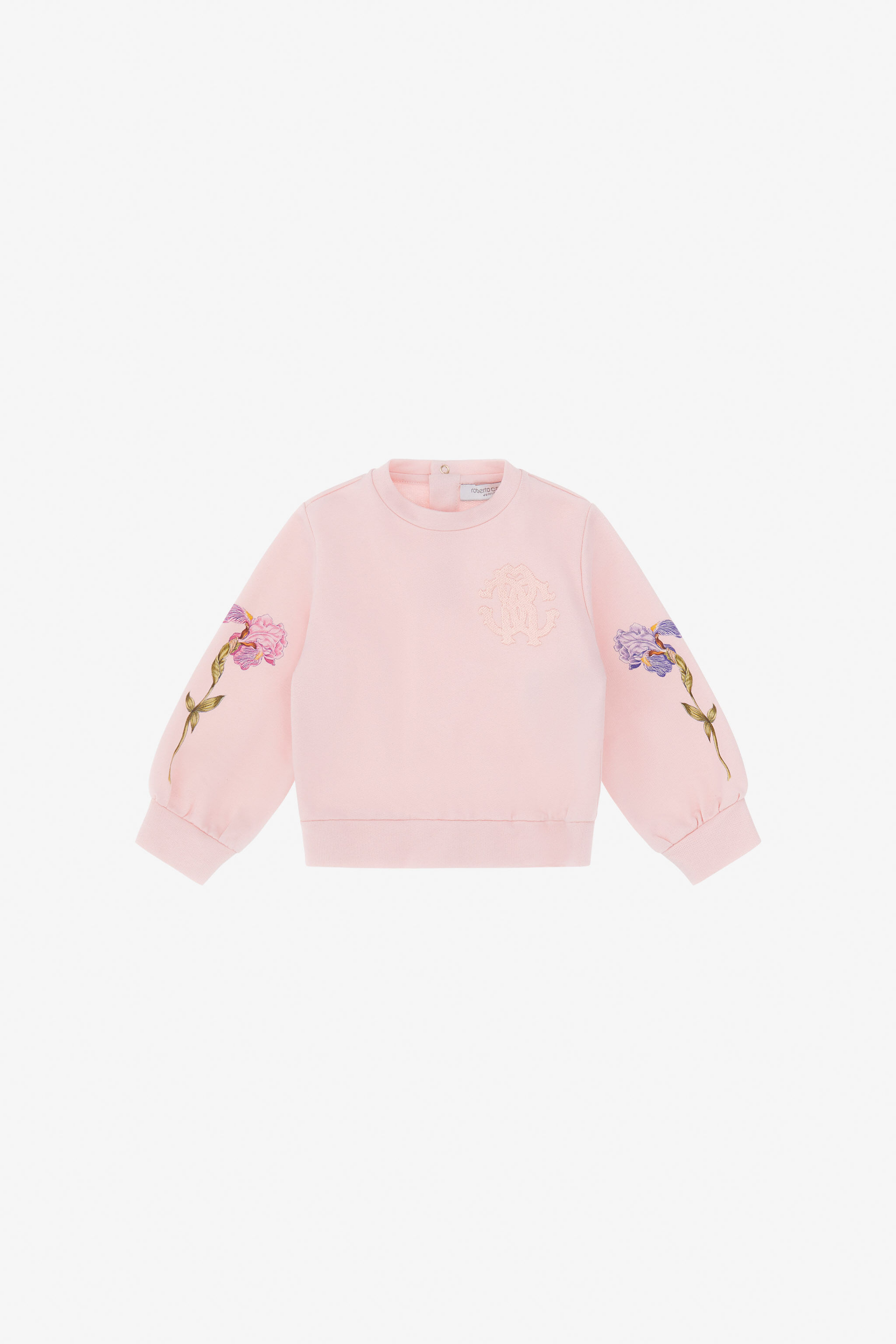 JU Felpa stampata Rosa TJT661-CF050