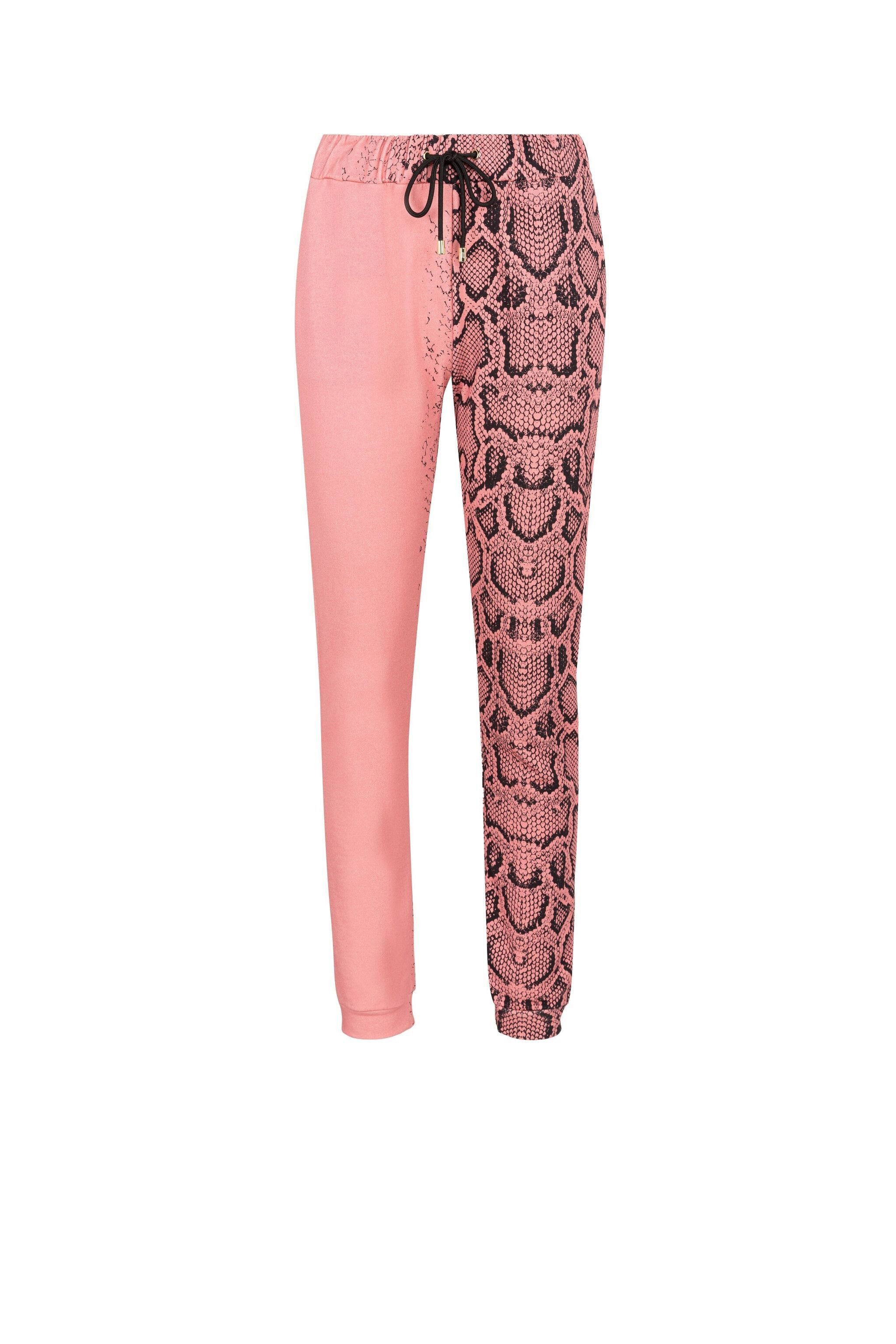 RC Python-Print Sweatpants Rosa IST25A-CF050