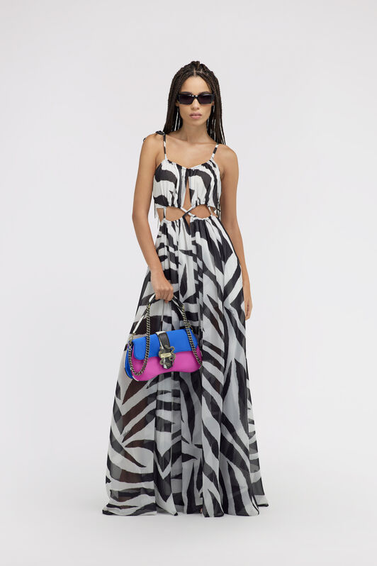 JC Just Cavalli dress Black/White SFT154-SF999