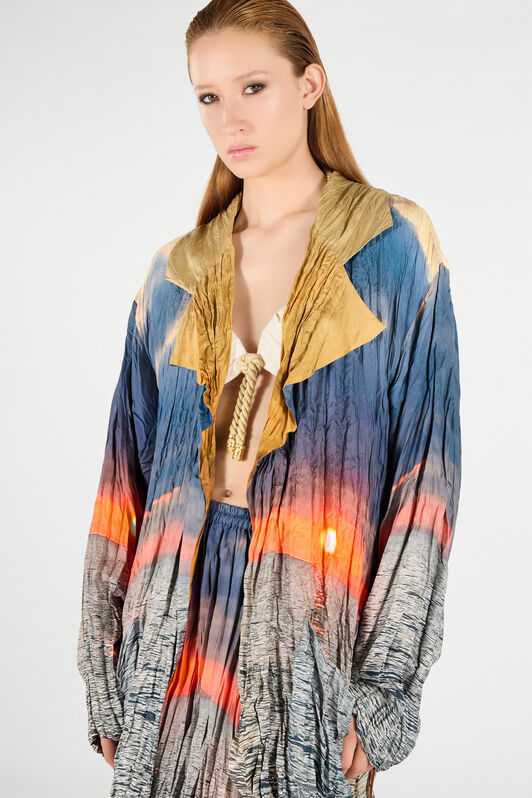 RC Sunrise Print Jacket Blue/Orange UWT400-4QN96