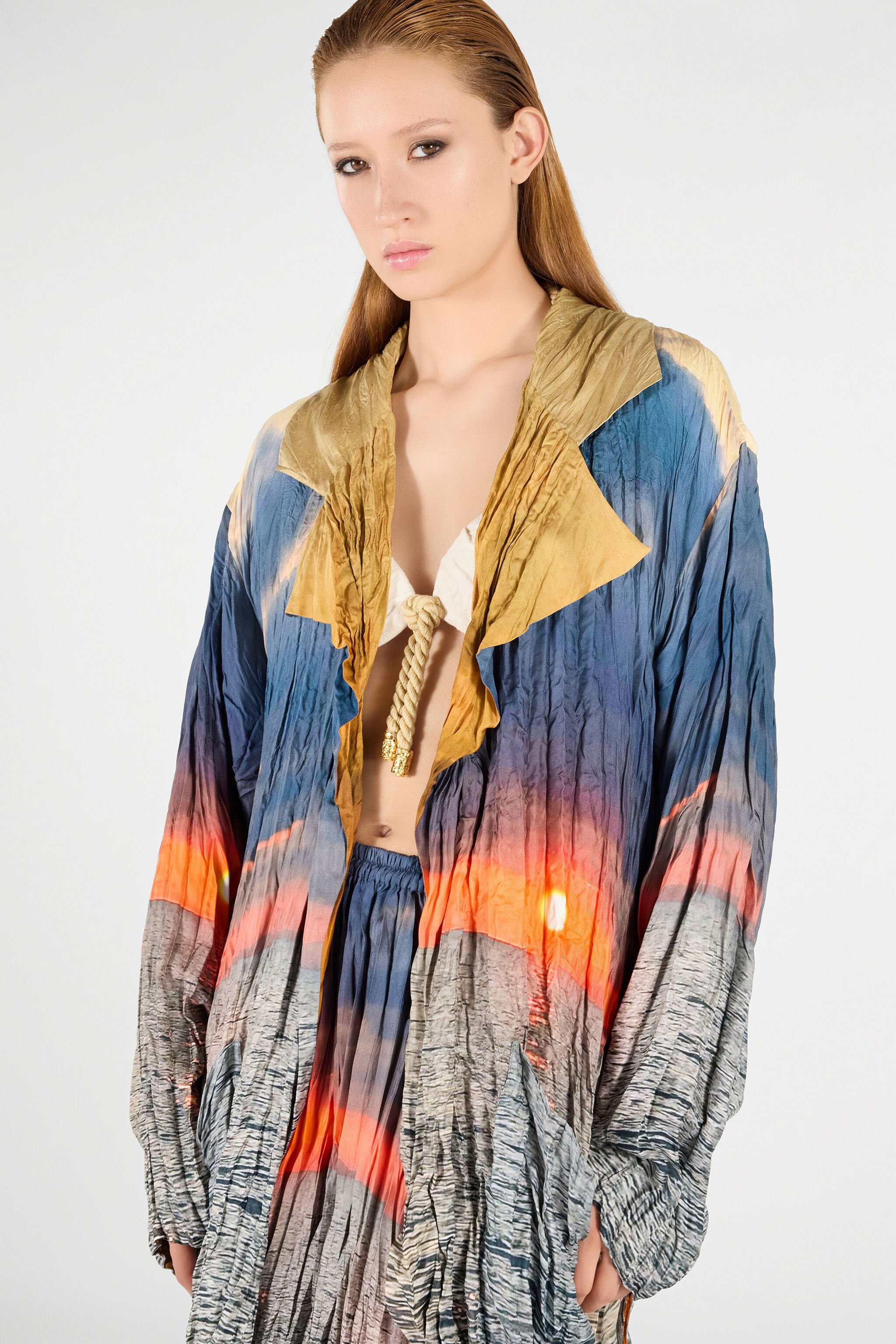 RC Sunrise Print Jacket Blue/Orange UWT400-4QN96