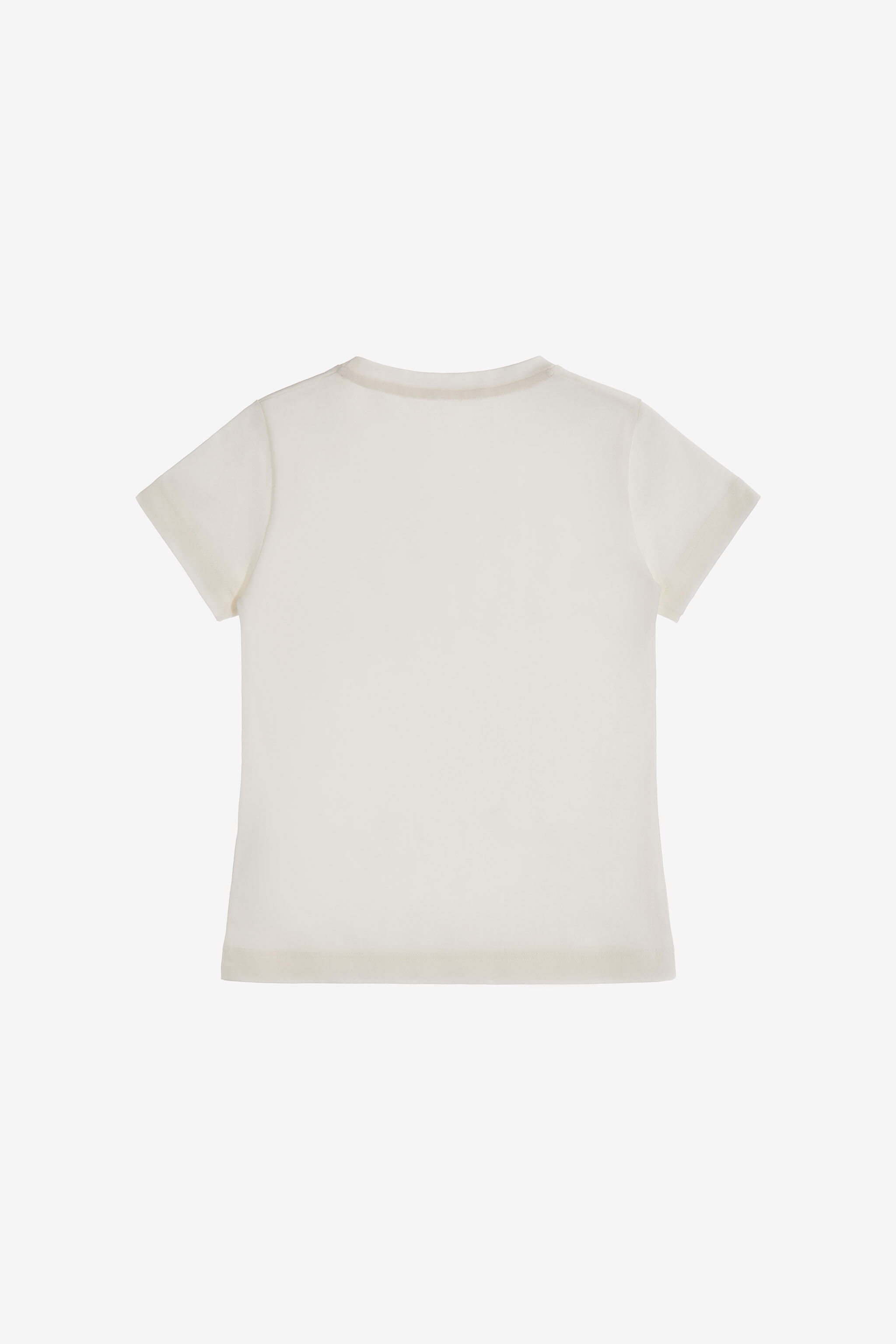 JU T-shirt con Monogram RC Bianco SJT621-JD001