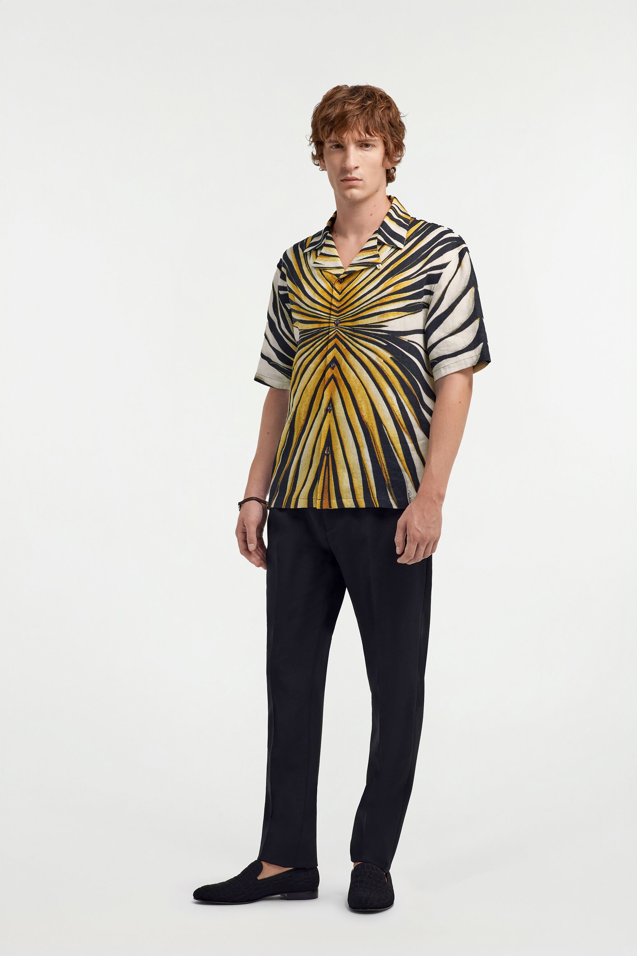 RC Ray of Gold print T-shirt Oro TRT760-3HM68
