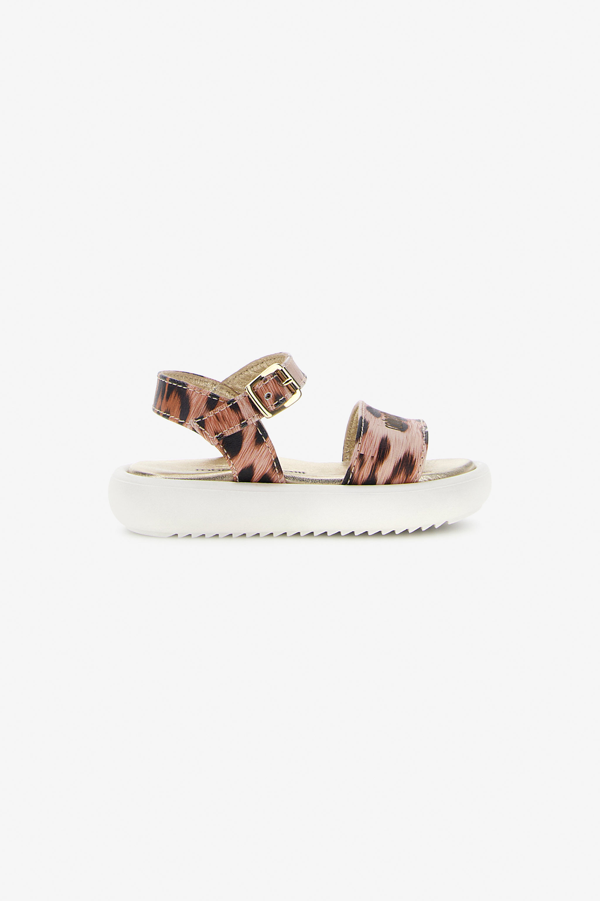 JU RC Logo Sandals JAGUAR/GOLD SJS00B-PZJ02