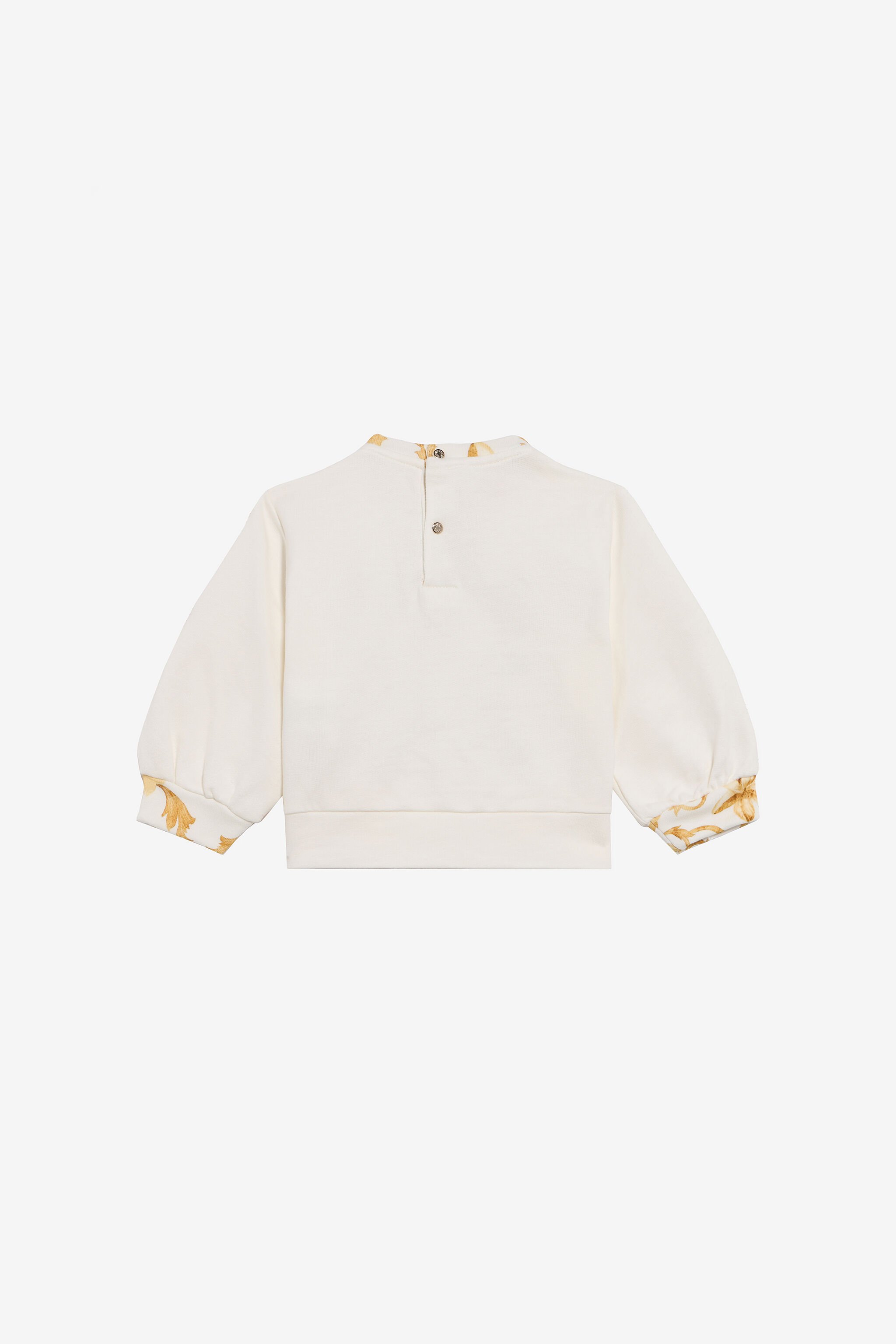 JU Sweat-Shirt En Coton Ivoire MILKY WHITE TJT662-CF050