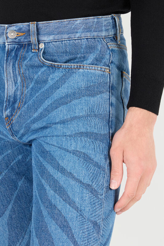 RC Jeans in patterned denim Blue TRJ215-VT001