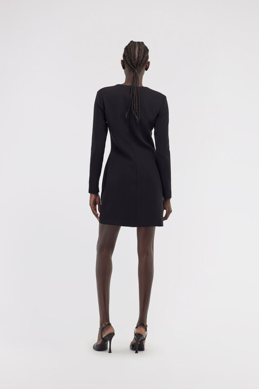 RC Long-sleeve dress with RC Black NOT10B-KU012