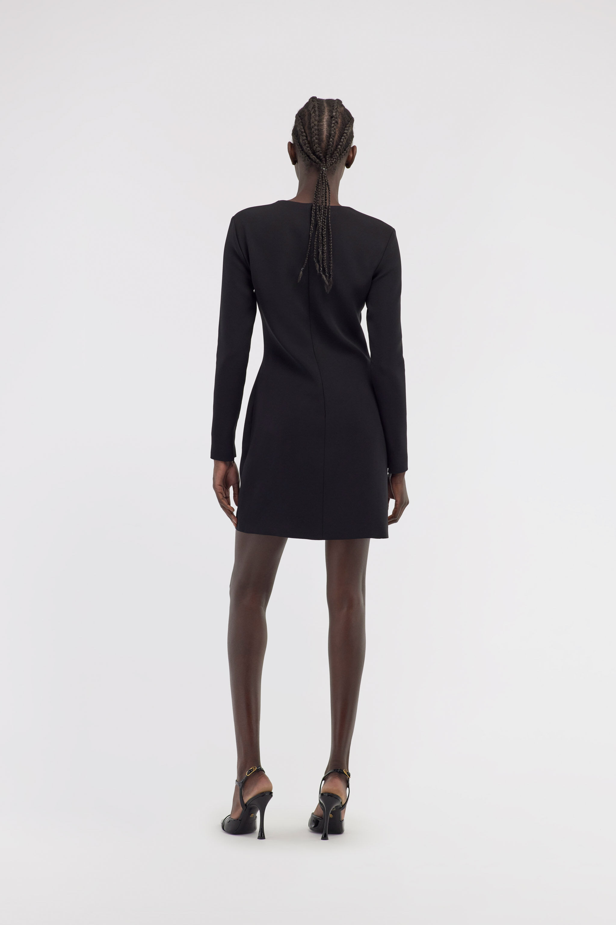 RC Long-sleeve dress with RC Black NOT10B-KU012