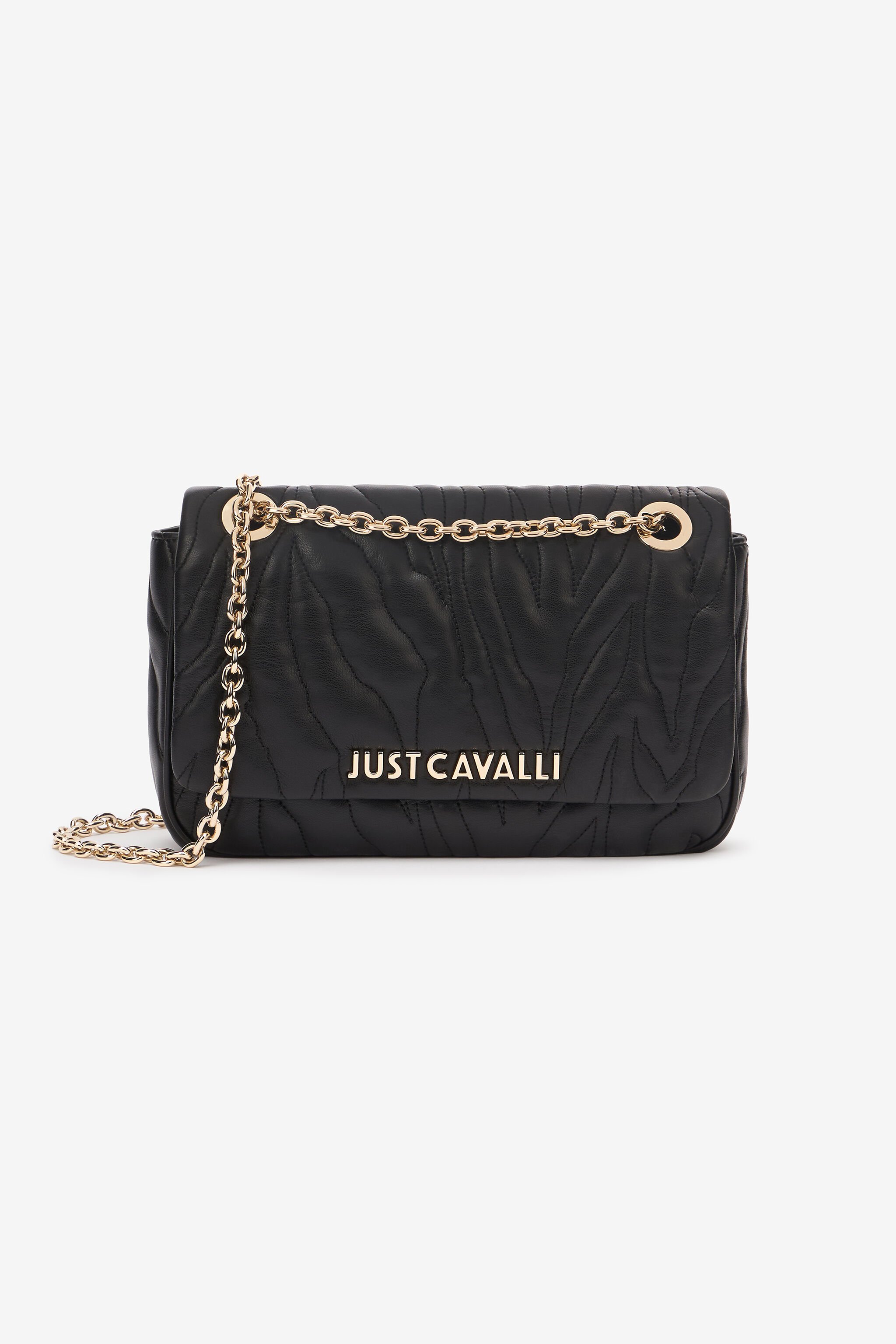 JC Pochette À Bandoulière Surpiquée Noir UFB067-UF436