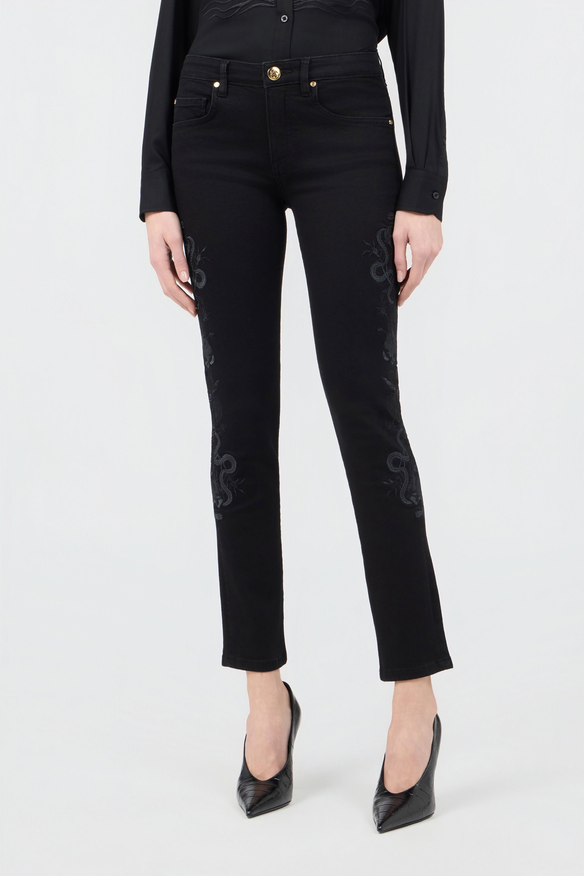 RC Black Denim Jeans BLACK SOJ20O-DN001