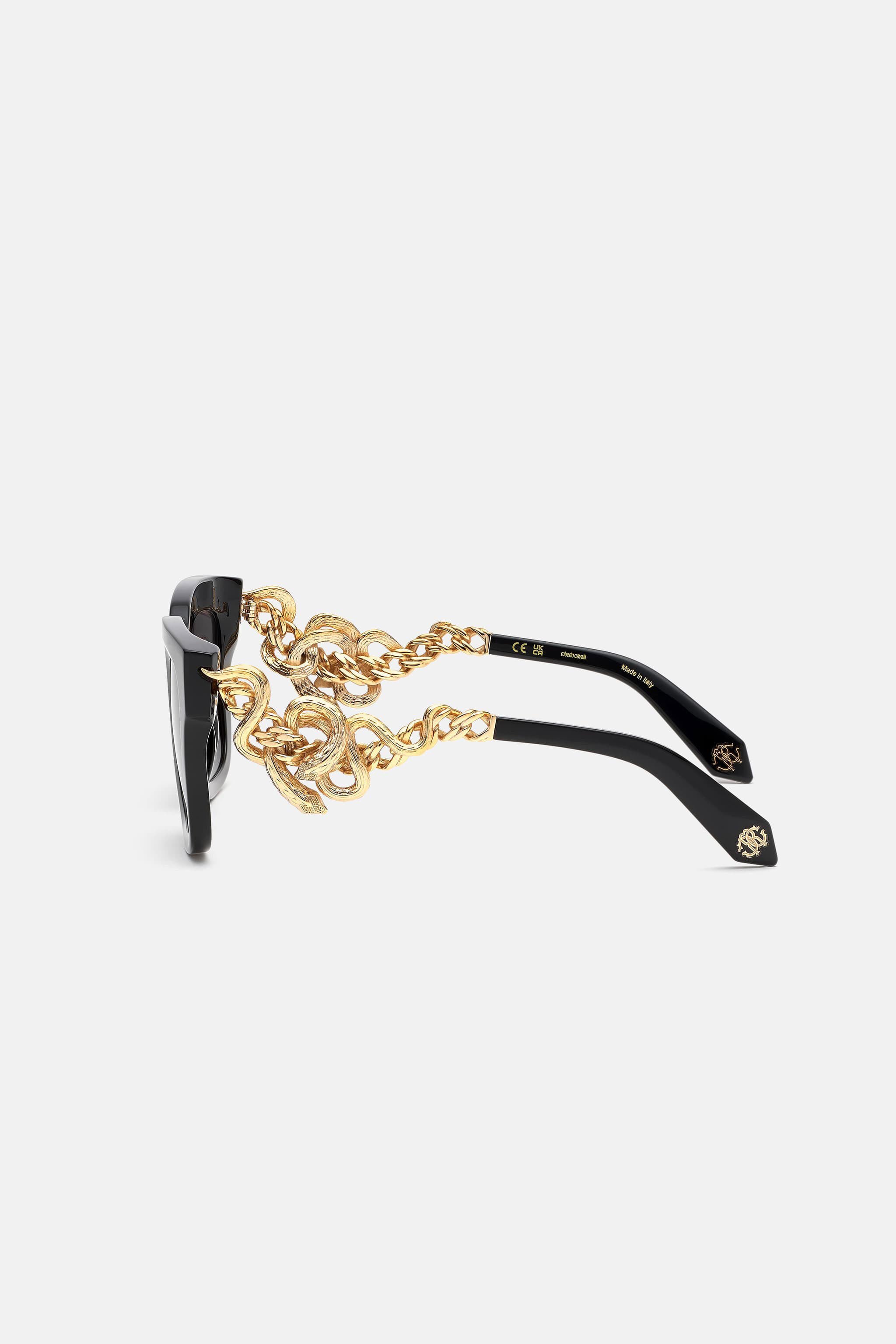RC Sunglasses Roberto Cavalli Snake Collection Black RALD85-ID088