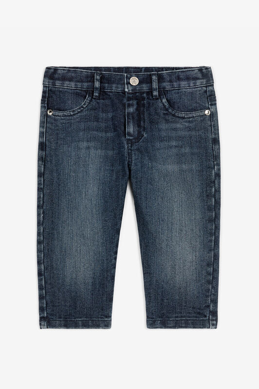 JU Pantalones vaqueros con monograma RC Azul oscuro RJJ202-DS015