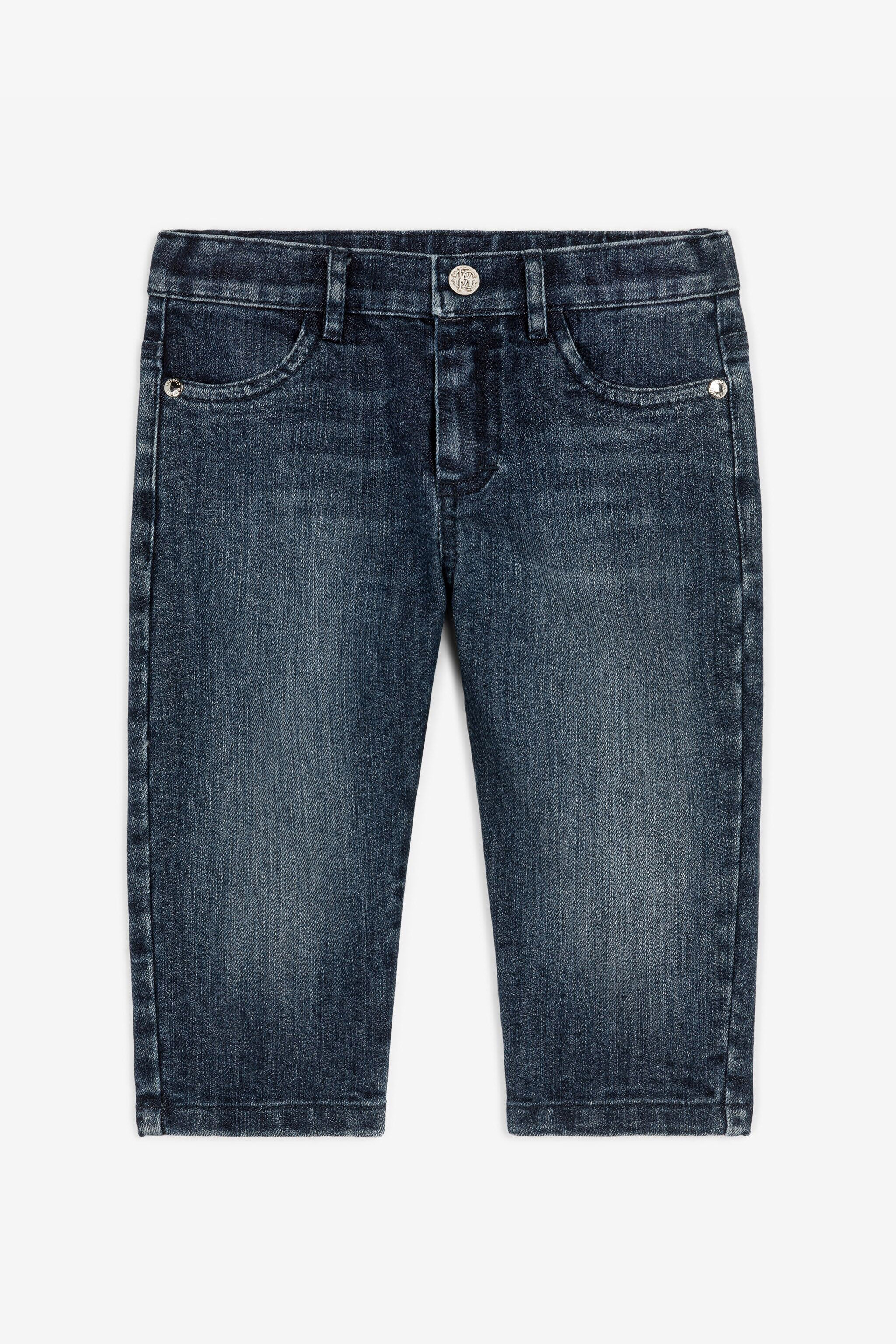 JU Pantalones vaqueros con monograma RC Azul oscuro RJJ202-DS015