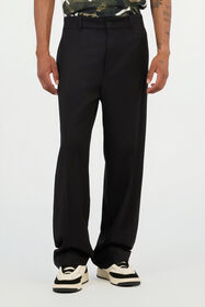JC Black Wide Leg Trousers with Logo BLACK VFT012-VF012