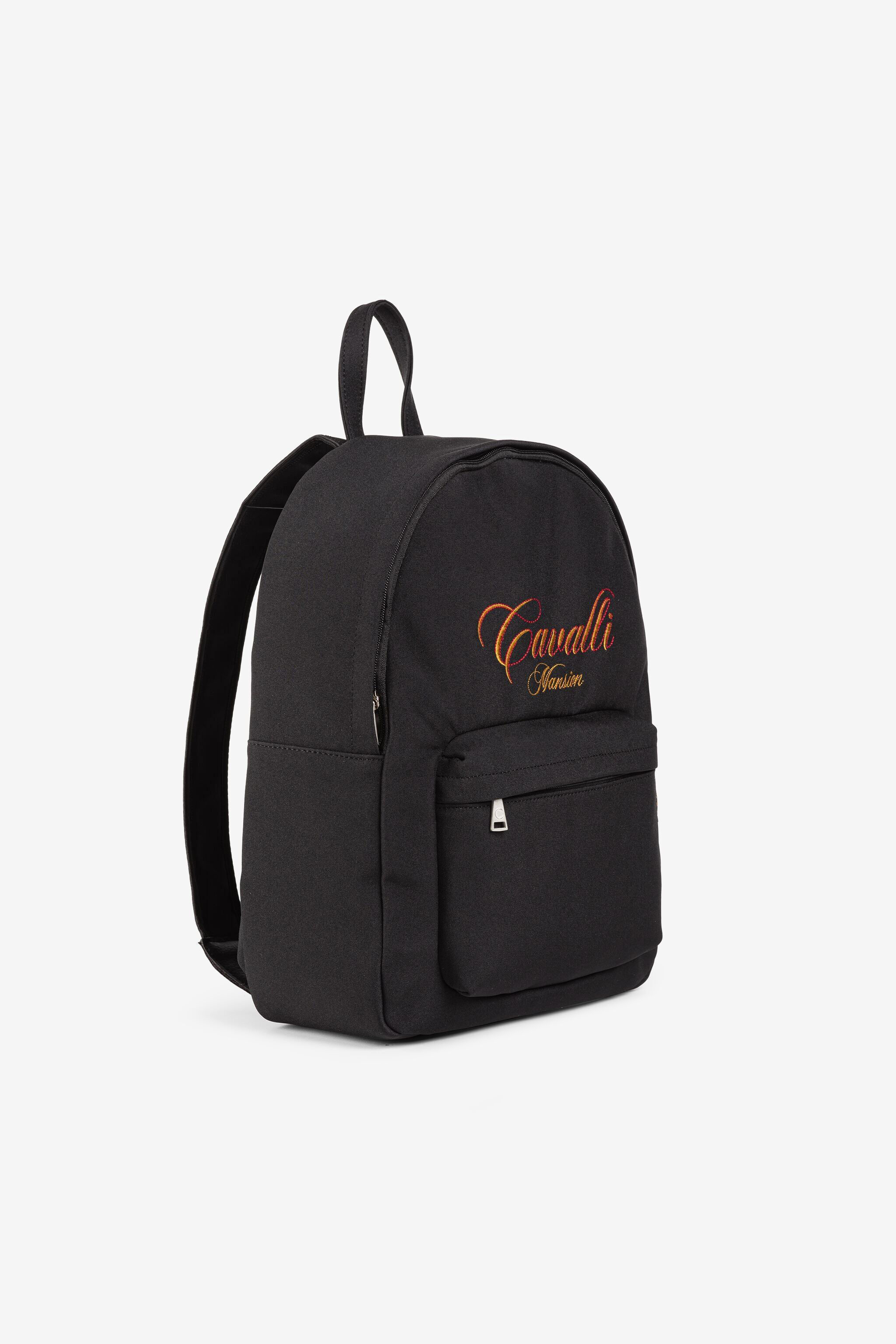 JU Logo-Embroidered Backpack NERO 191101 PJB038-SB040