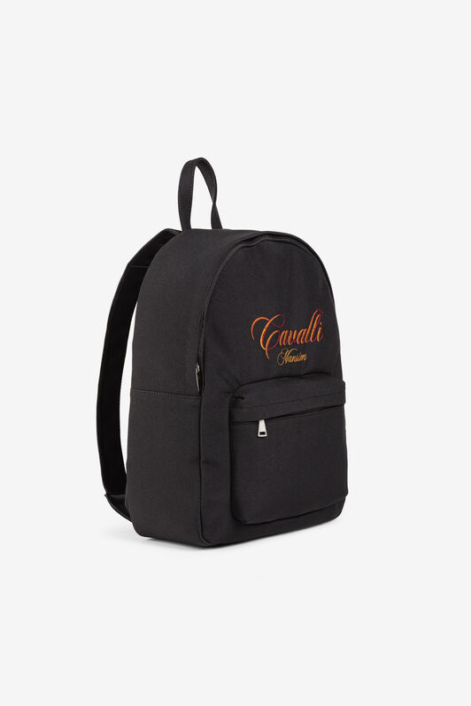 JU Logo-Embroidered Backpack JU Logo-Embroidered Backpack NERO 191101 PJB038-SB040