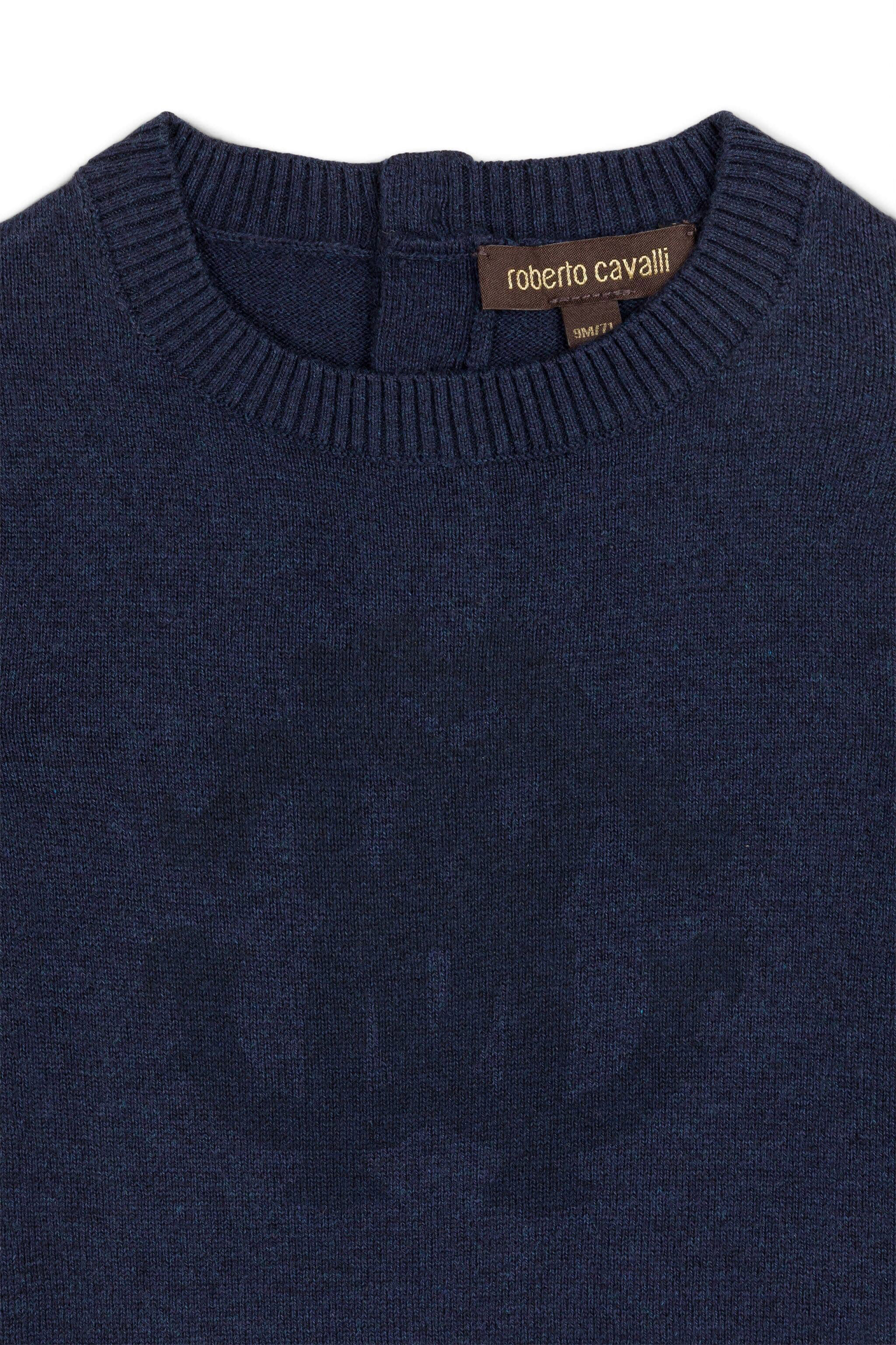 JU Sweater Dark blue FJN105-ITCW0