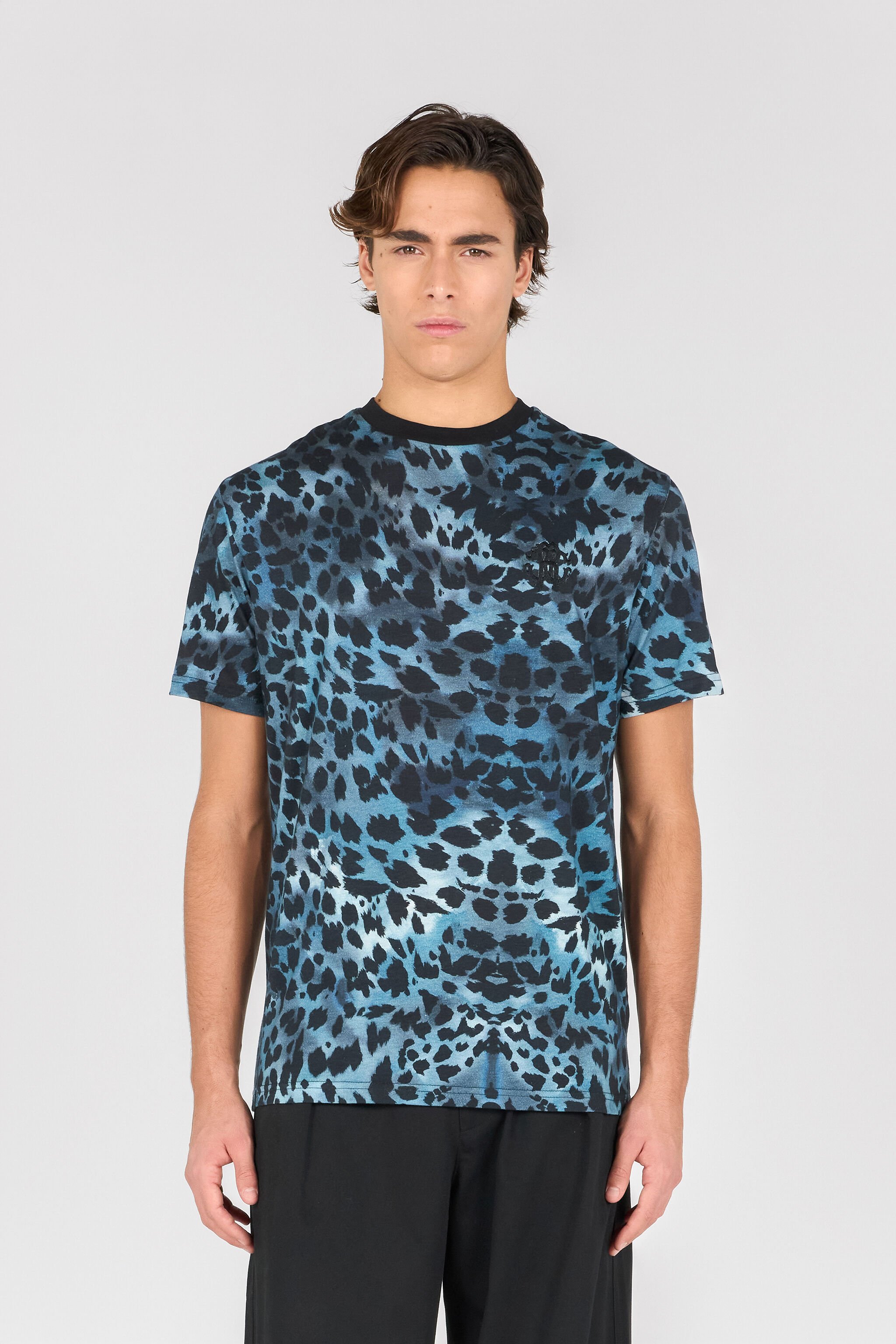 RC Jaguar Skin print T-shirt BLUE OOT60J-JFO63