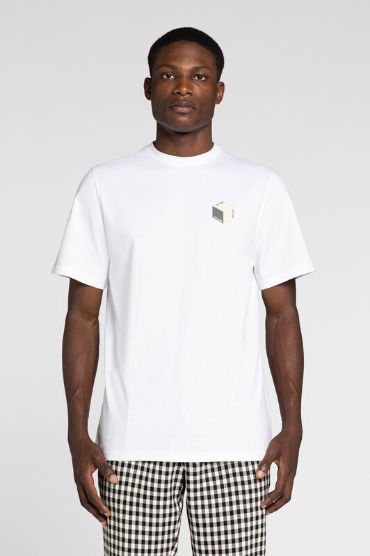 RC Camiseta con estampado gráfico Blanco RRT61R-JD060